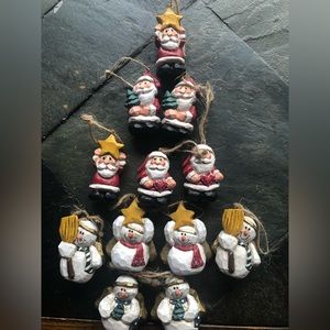 12 Cannon falls Midwest ornaments,Eddie Walker, pre owned